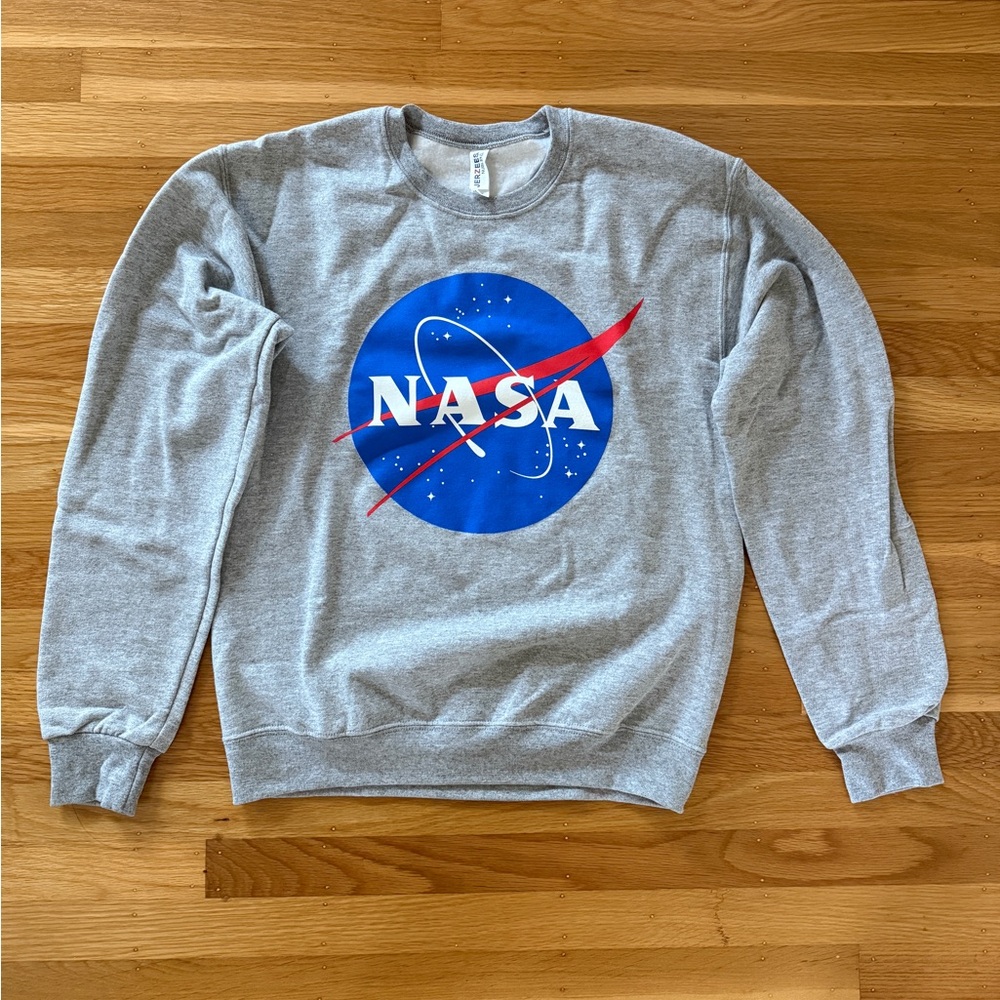 NASA Gray Crewneck Sweatshirt